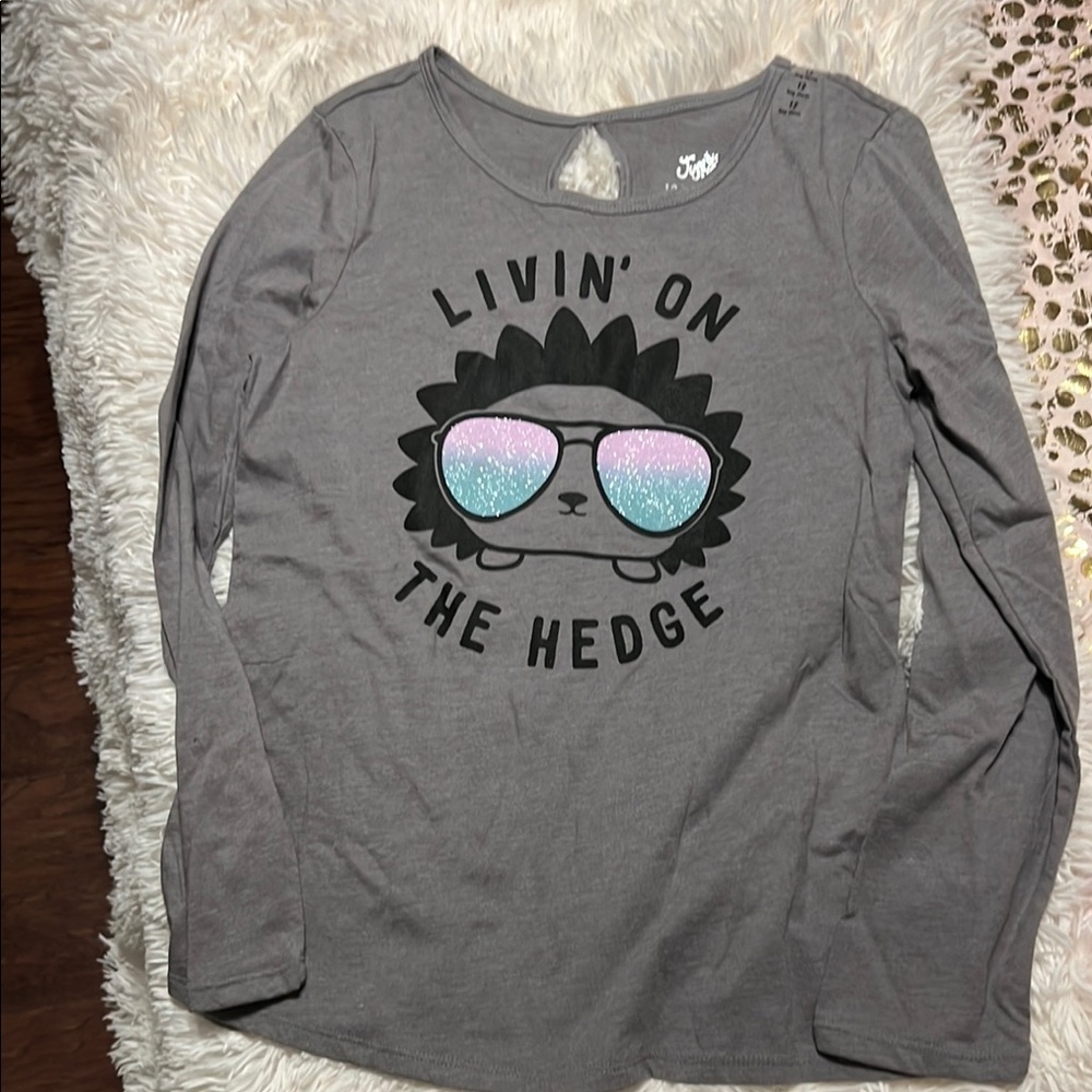 Livin' On The Hedge Kids Grey Shirt